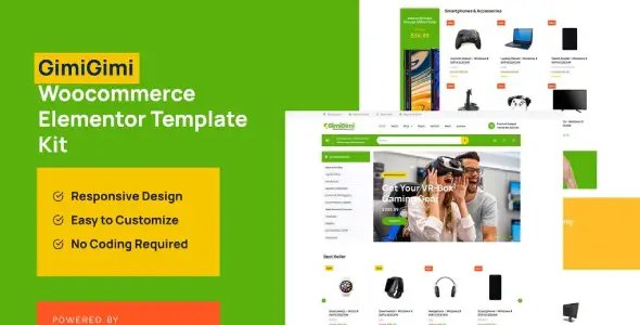 GimiGimi – Woocommmerce Elementor Template Kit